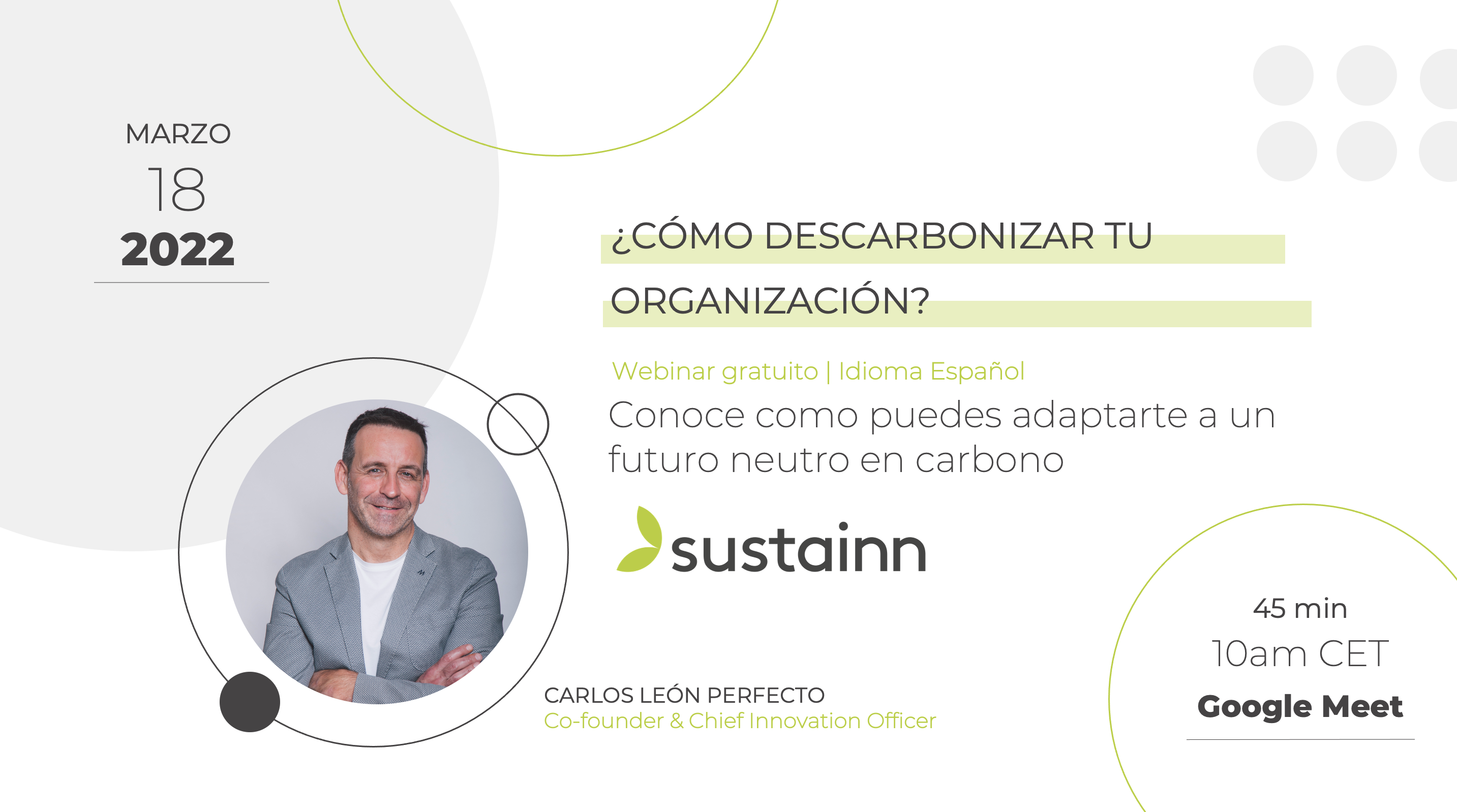 Free webinar – How to decarbonize your organization?